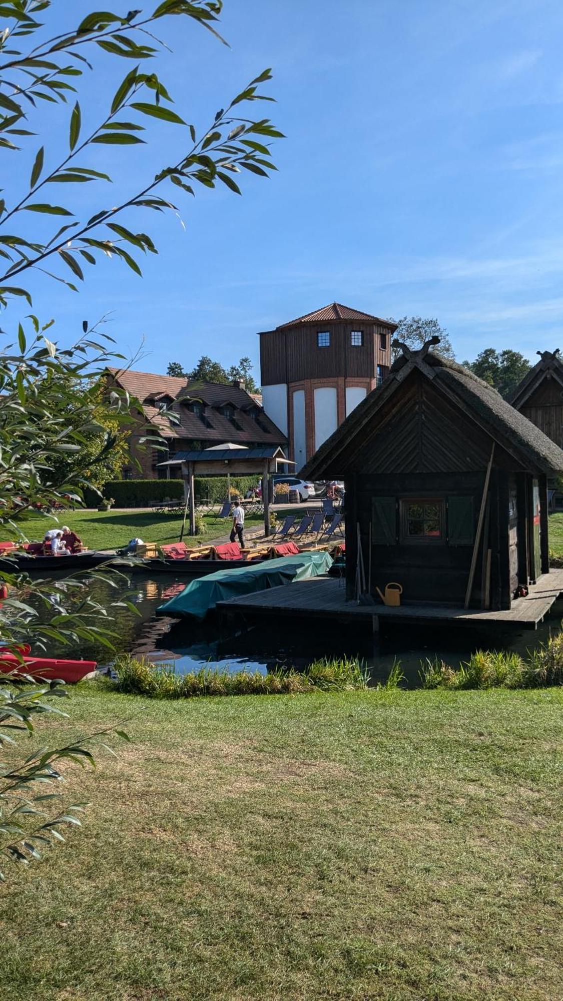 Spreewaldhaeuser Golinski Mit Kamin Am Neuendorfer See Alt Schadow Eksteriør bilde